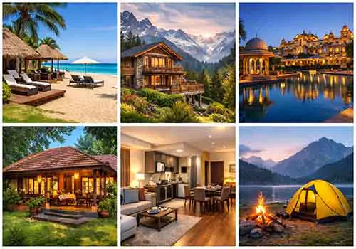 Verified homestays, villas and holiday rentals across India